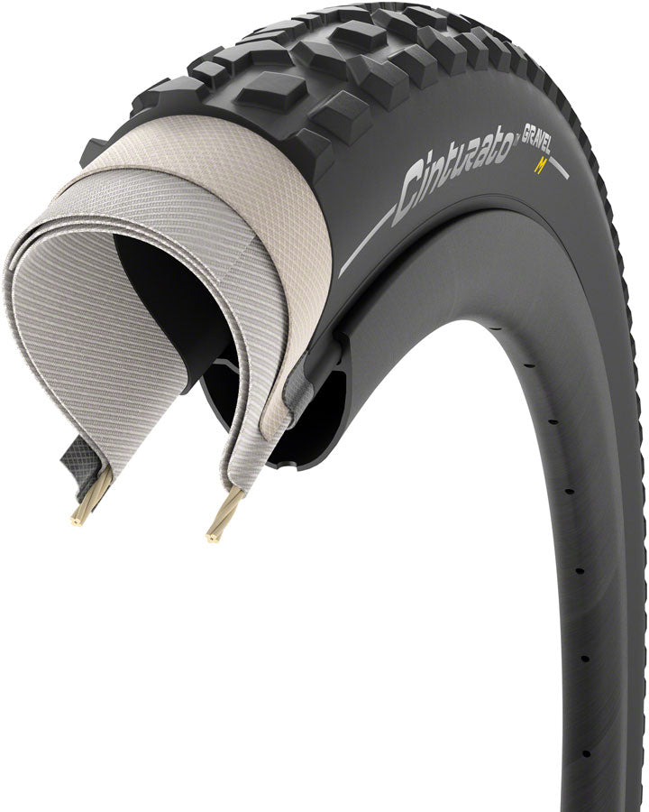 Pirelli Cinturato Gravel M Tire - Tubeless, Folding, Black